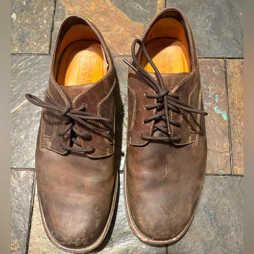 Men’s Timberland Waterproof Smart Comfort Oxford Shoes Size 11.5